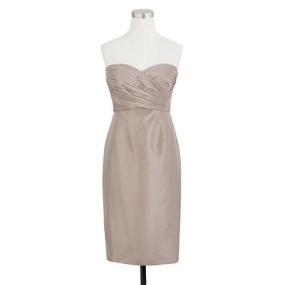 J. Crew Kristin Silk Taffeta Dress